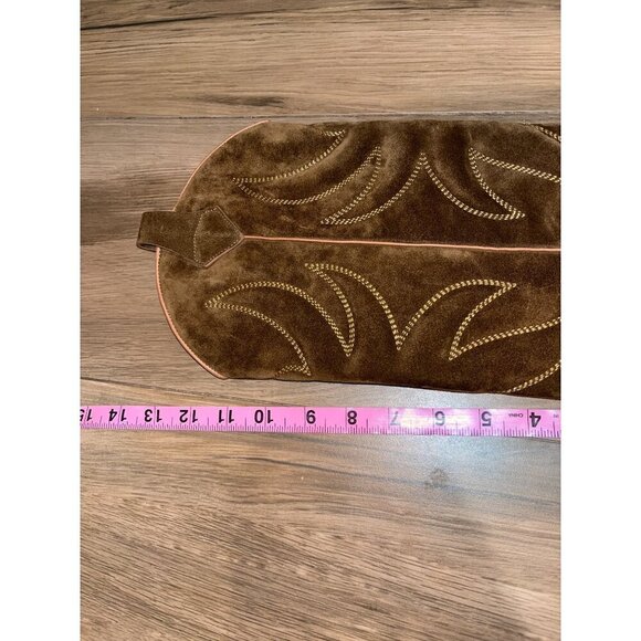 Alessandro Vasini Alison 80mm Suede Western Boots Women’s Size 10( MRSP $975) - Picture 13 of 14